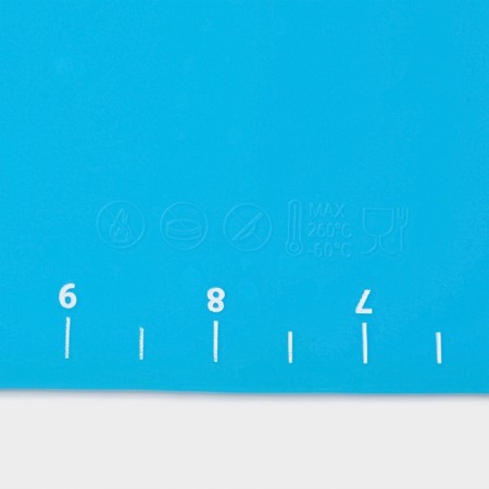 Baking rug with marking the valve "Erme", silicone, 50 × 40 cm, color mix-7