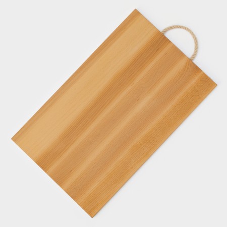 Groot board with a rope handle Magistro, 40 × 24 × 1.2 cm, oak-5