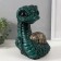 New Year's piggy bank "Snake Gummi" 22 x 16 x 18 cm, emerald