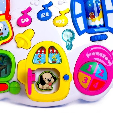 Children's table-suspension "House", light and sound effects, works from batteries-6