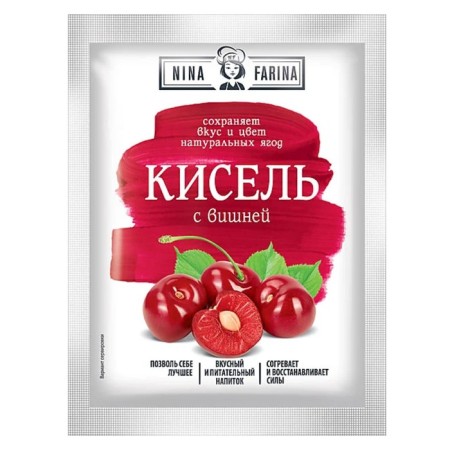 Kisel with cherry "Nina Farina", 110g