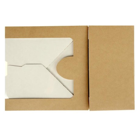 Confectionery packaging, box with a craft window, 18 x 18 x 10 cm-6