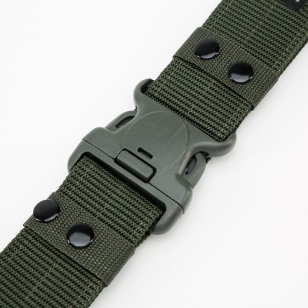 Tactical belt, 125 cm, width 5.5 cm, plastic buckle, khaki-2