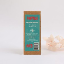 Embroidery needles No. 3, D = 1 mm, 5.6 cm, 10 pcs, S-22