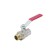 Ball the ball Aquasfera Euro 1003-04, 1 1/4 ", PN20, internal/outer thread, lever, nickel