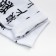 Women's socks minku "hieroglyphs", white color, size 38-39 (25 cm)