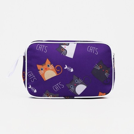 Lightning cosmetic bag, lilac color-1