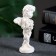 Figure "Angel with a bouquet" gilding, 10x4x4cm