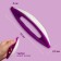 Cycin's nail polishing, 13 × 3.5 × 2 cm, purple