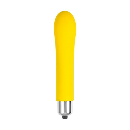 Stimulator of the goromantica awe, 12 cm, silicone, yellow color-3