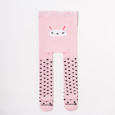 Pantyhose crumb I am “bunny”, pink color, height 68-74 cm-3