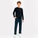 Jumper for a boy school, dark blue color, height 152 cm