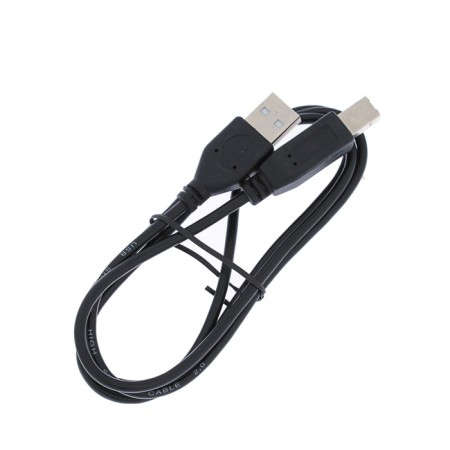 Interface cable "garrison" GCC-USB2-ambM-1, USB2.0, A (M) -B (M), up to 480 MB/s, 1 m, black-2
