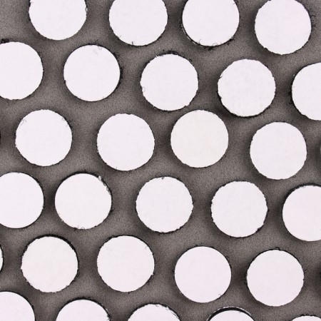 Velcro adhesive base "Circle", set 55 pcs., Size 1 pc: 1.5 cm, black color-2