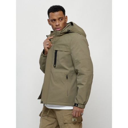 Male spring jacket, size 48, light green color-5