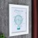 Photo frame plastic L-2 15x21 cm white (plastic screen)
