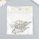 Decor for creativity Metal "Elegant Kosul" set 6 pcs silver 1.8x4.8 cm