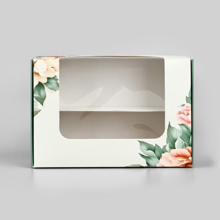 Box for eclairs with the liners of the "smallest", 15 x 10 x 5 cm-2