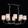 Palermo chandelier, size 66x262x110 cm, 480W 8xe14 IP 20