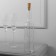 Garland "thread" 1 m dew with a cork, IP20, silver thread, 10 LED, glow warm white, lr44x3