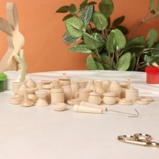 A set of workpieces for the creativity of 