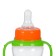 A bottle for feeding, a classic throat, with handles, 250 ml., From 3 months., Green color