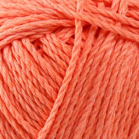 Yarn "soft cotton" 70% cotton, 30% nylon 220m/100g (036 apricot)-2