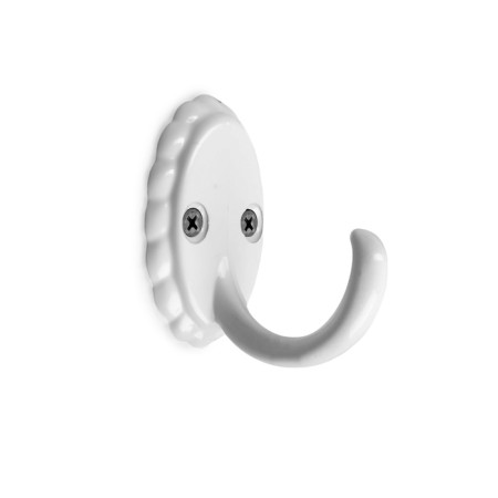 Hook furniture tundra TKO018, one -rod, white