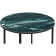 Journal table Volopas metal, malachite/black 48x48x60 cm