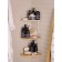 Corner Chmz regiment, 21.8x21.8x56.6 cm, white color