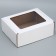 Box Gift team with a white window, packaging, 27x10x21 cm