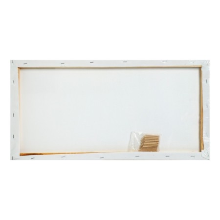 Canvas on the subframe, cotton 100%, 1.6 x 30 x 60 cm, acrylic soil, medium -grained, 380 g/m²-4