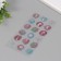 Stickers for creativity plastic "Flower wealth" 9.3x20.4 cm
