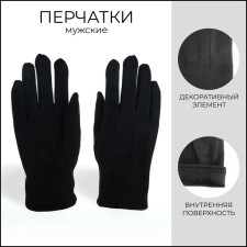 Gloves male, dimensionless, with insulation, black color