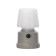 The spine "Mini" LED 3W from 3HAAAA batteries is gray-white 6.5x6.5x11.5 cm Risalux