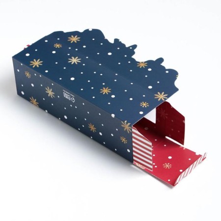 Box for Makarun "Funny New Year!", 18 x 5.5 x 5.5 cm, New Year-3