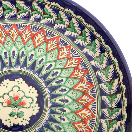 Largan Rishtan ceramics "Patterns", 36 cm, blue-2