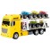 Auto -VOBIS GIVITO "My City", with cars, with light and sound, yellow color, 45 cm