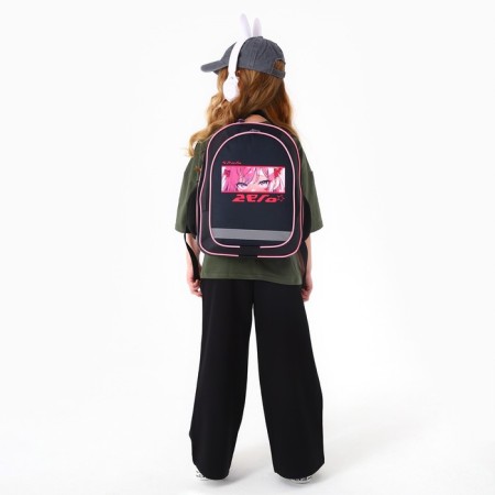 School backpack, 37 x 27 x 16 cm, ergonomic back, calligrata b "Anima eyes"-15