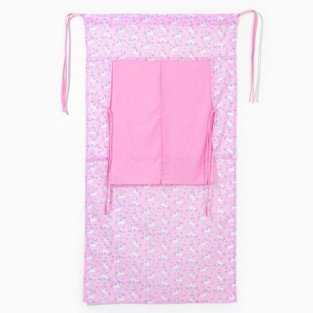 Shirma for the puppet theater "Unicorn on Pink", textiles, p. 120 × 60 cm