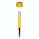 Garden lamp on the sunny battery "Yellow trapezoid", 4.5 × 30 × 4.5 cm, 1 LED, glow white