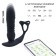 Massager of the prostate oka-hp, with an erection ring, frictions, PDU + App, 12 modes, black 106220