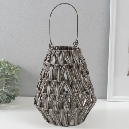 Climber Plastic for 1 candle "zigzag" gray 10x20x24 cm-1