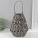 Climber Plastic for 1 candle "zigzag" gray 10x20x24 cm