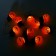 Garland "pumpkin in a hat" light, 2 meters