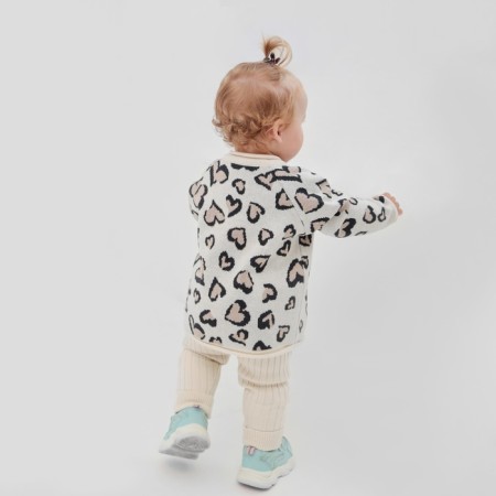 Jumper knitted baby i LEO LOVE Growth 92-98 cm-5