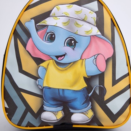Baby backpack for the boy "Elephant in Panamom", 23x20.5 cm, lightning department-2