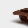 Form for sweets and chocolate of the “curl”, silicone, 21.5 × 11.5 cm, 15 cells (d = 2.8 cm), brown color