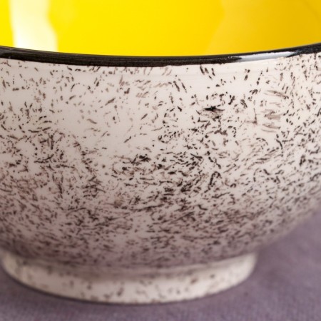 Pyla ceramic "Persia", 130 ml, yellow, 1 variety, Iran-2