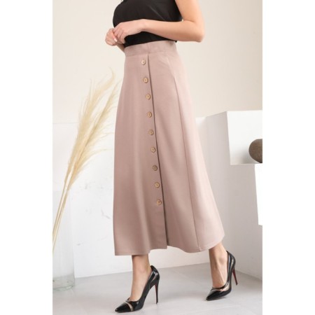 Female suit, size 54, beige color-5